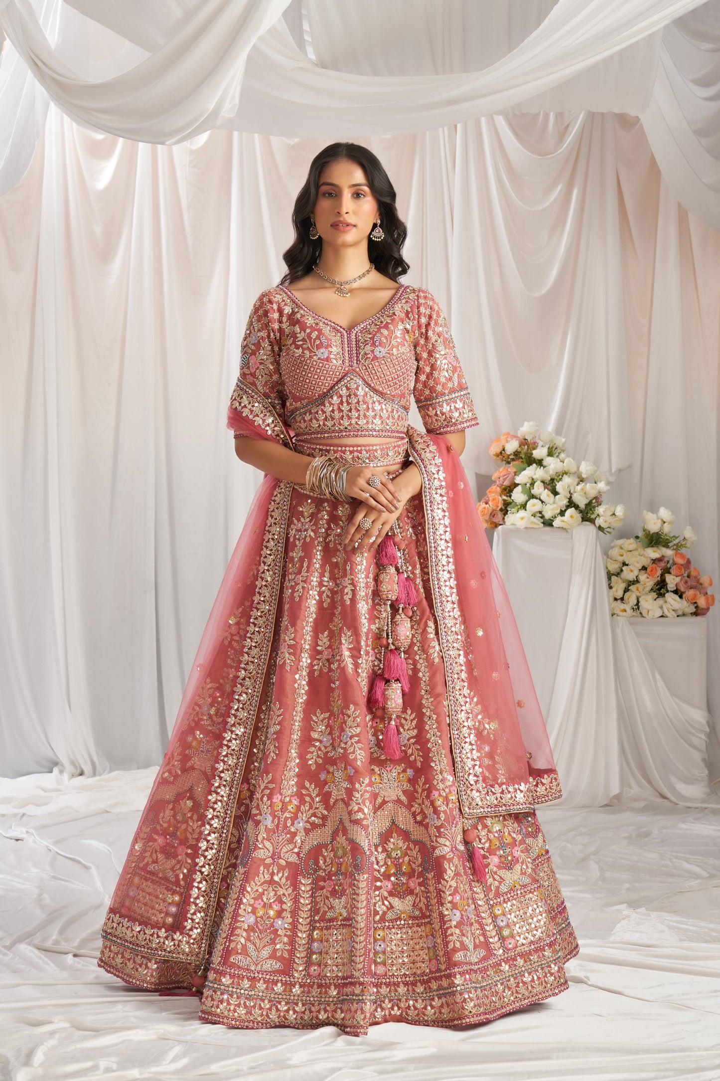 Lovely mauve pink Lehenga