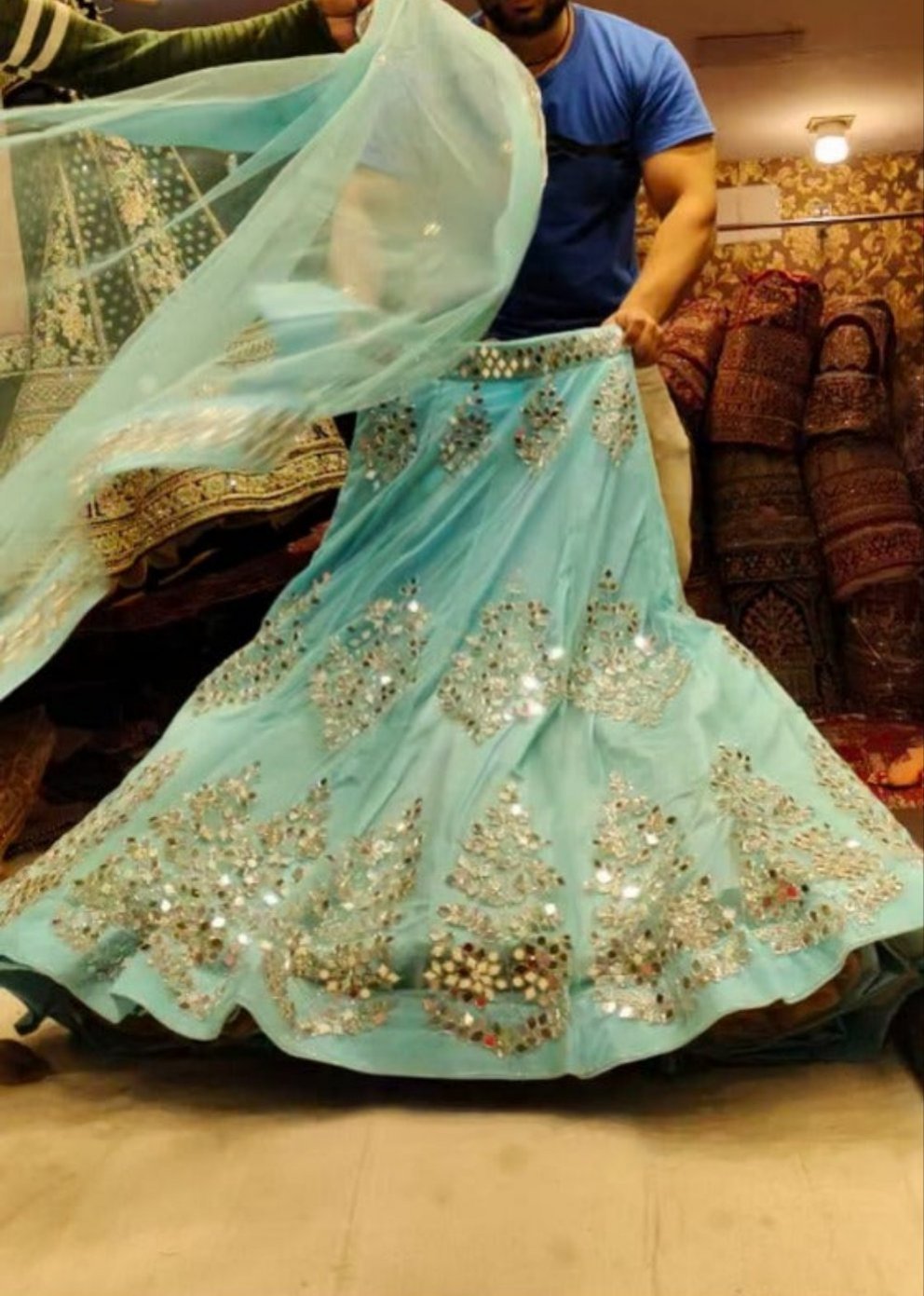 Mirror Lehenga - Shopping World