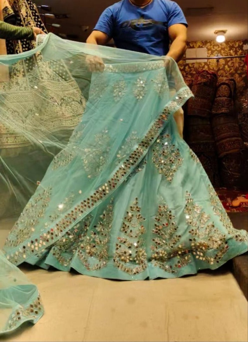 Mirror Lehenga - Shopping World