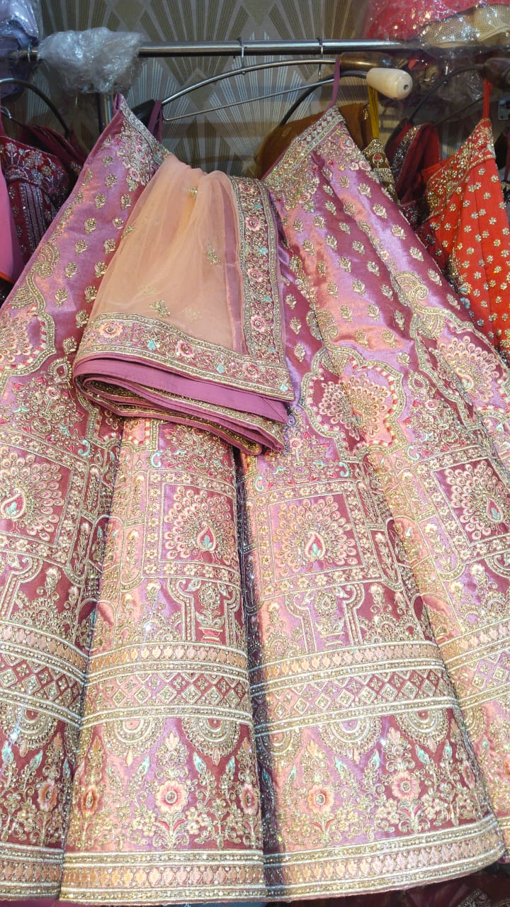 Pink Bridal Lehenga