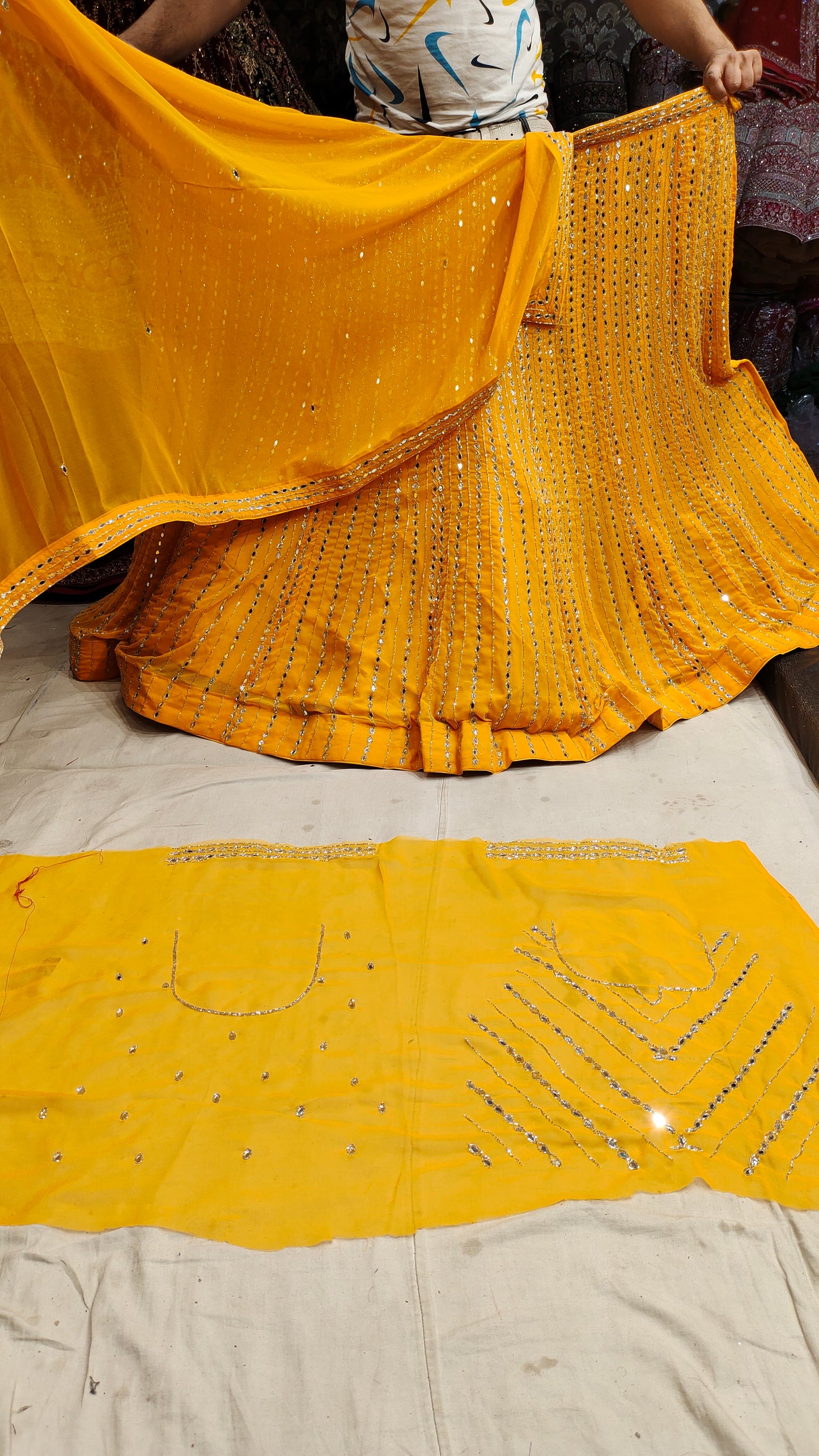 Designer Haldi/ Mehendi Special Lehenga Shopping World Chandni Chowk - Shopping World