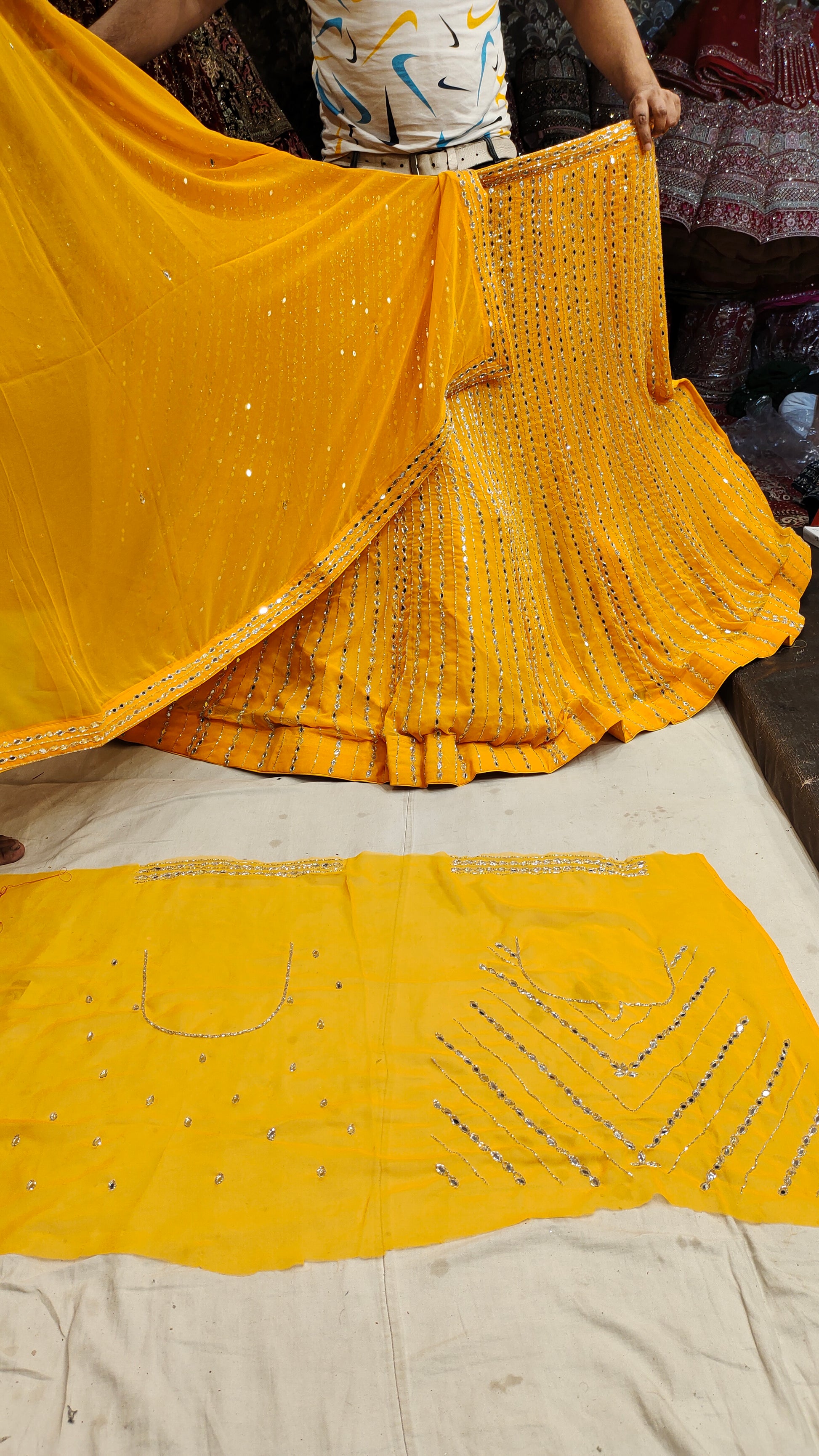 Designer Haldi/ Mehendi Special Lehenga Shopping World Chandni Chowk - Shopping World