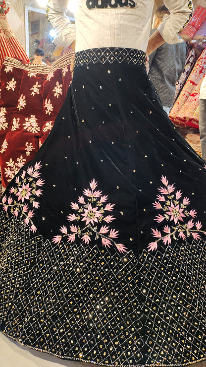 Famous Black Lehenga - Shopping World