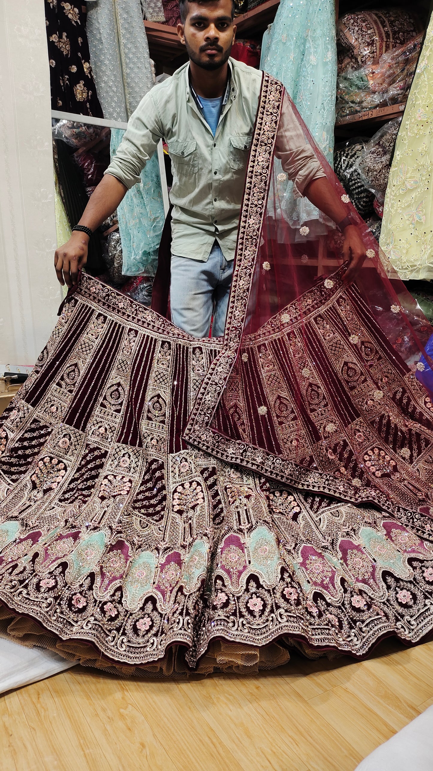 Heavy bridal Lehenga