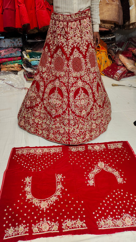 Royal red Lehenga