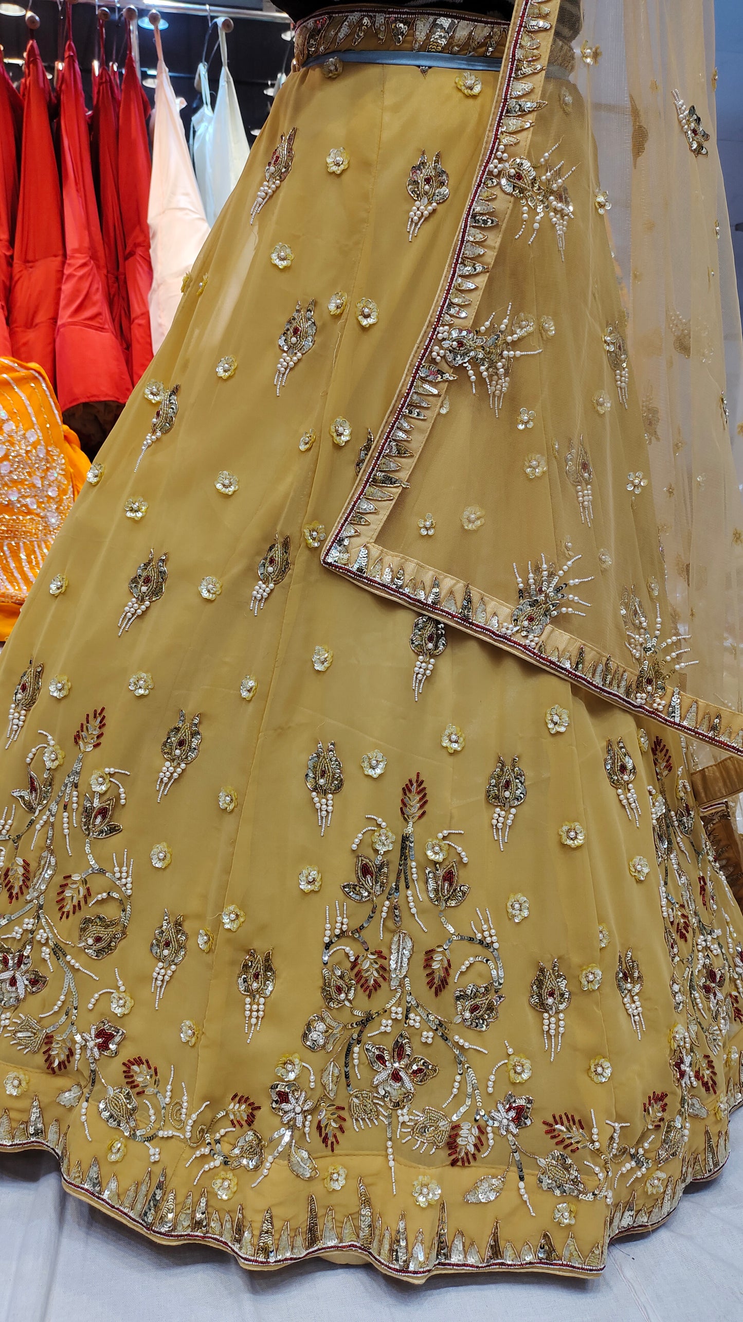 Stunning yellow Lehenga