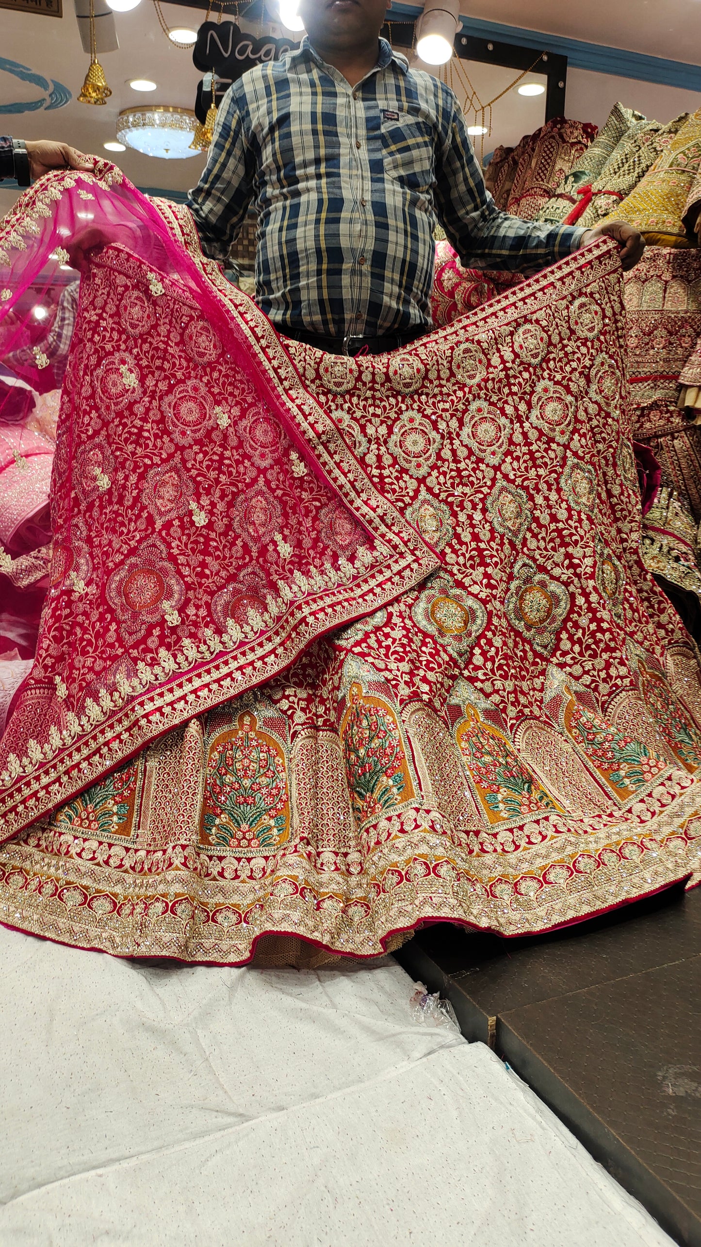 Shandar Rajwada Lehenga Shopping World