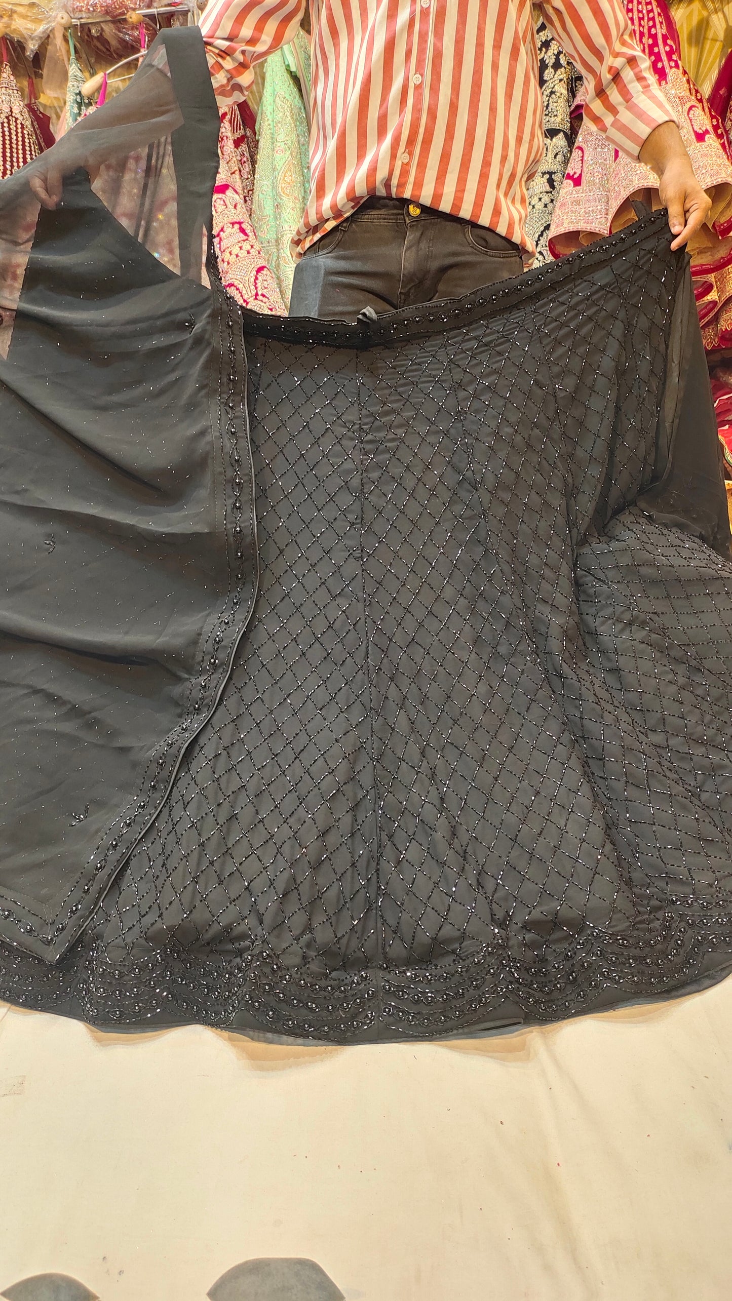 Z black Lehenga