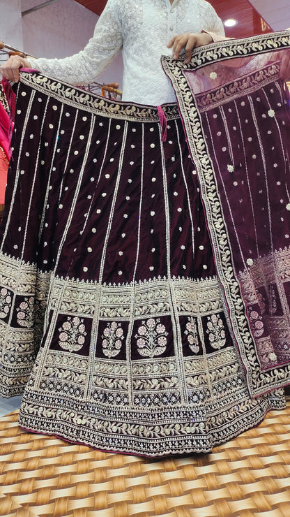 Amazing meroon Lehenga