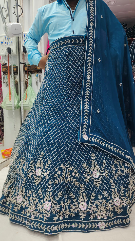 Lehenga de fiesta