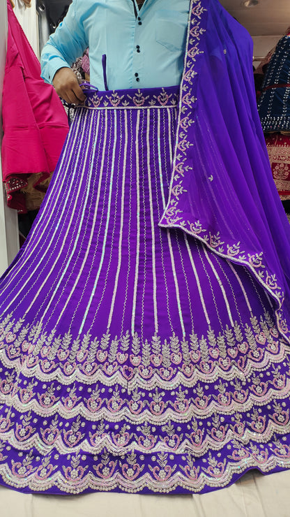 Purple Lehenga