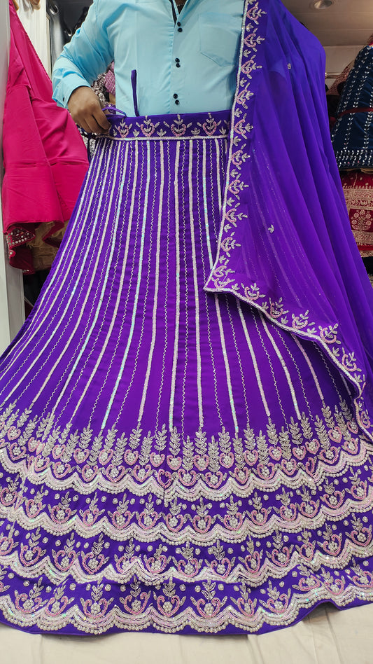 Purple Lehenga