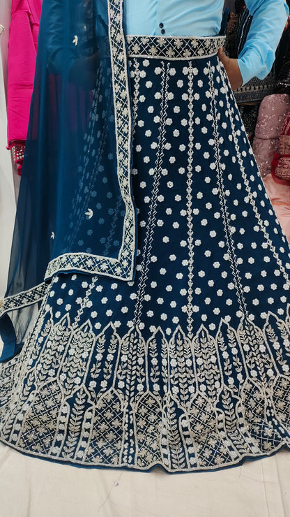 Blue Lehenga