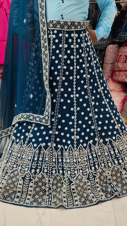 Blue Lehenga