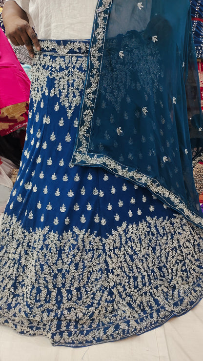 Blue Lehenga