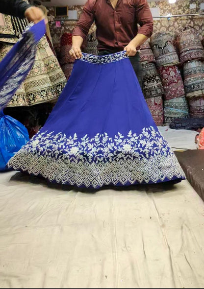 Royal bluish Lehenga - Shopping World