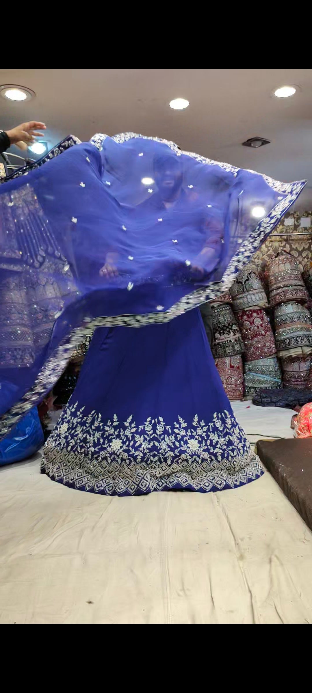 Royal bluish Lehenga - Shopping World