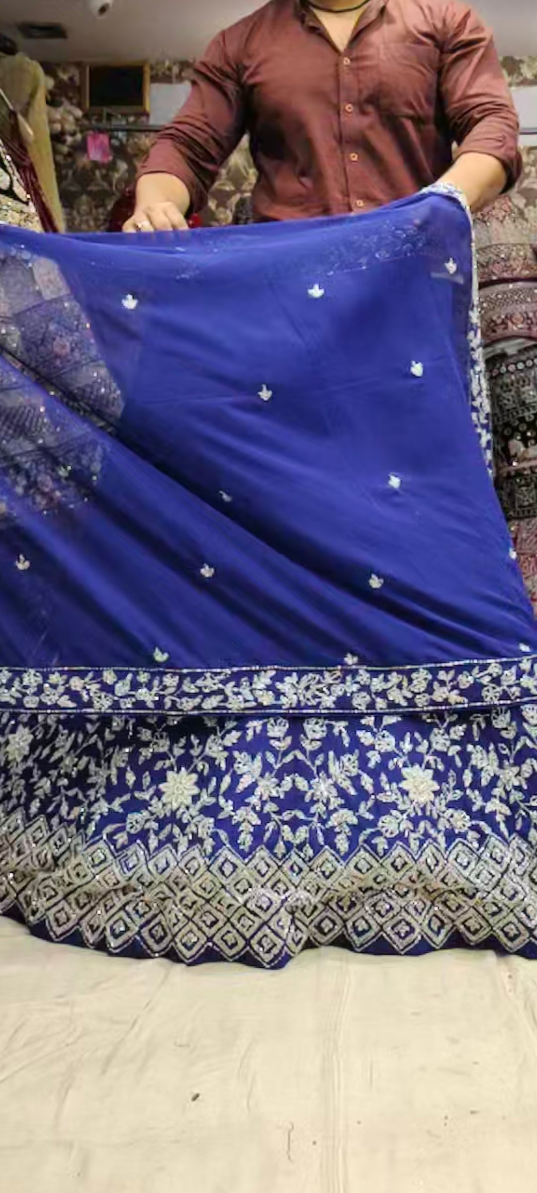 Royal bluish Lehenga - Shopping World