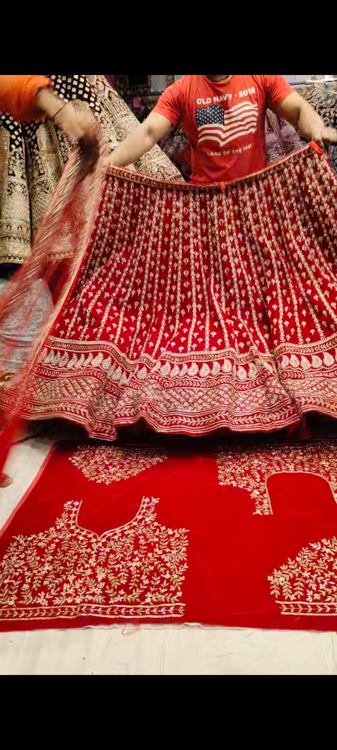 Booty Panel Lehenga - Shopping World