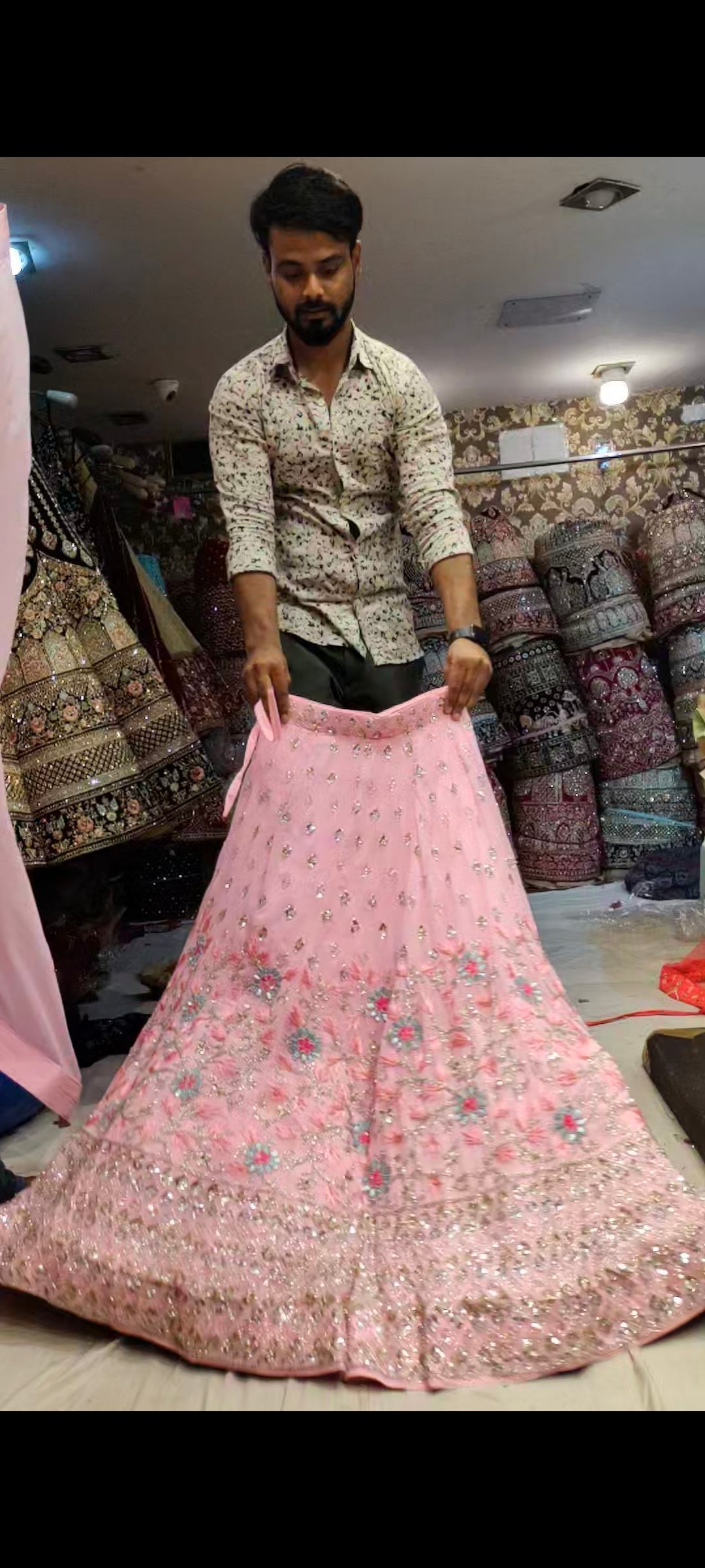 Pinkish  Lehenga - Shopping World