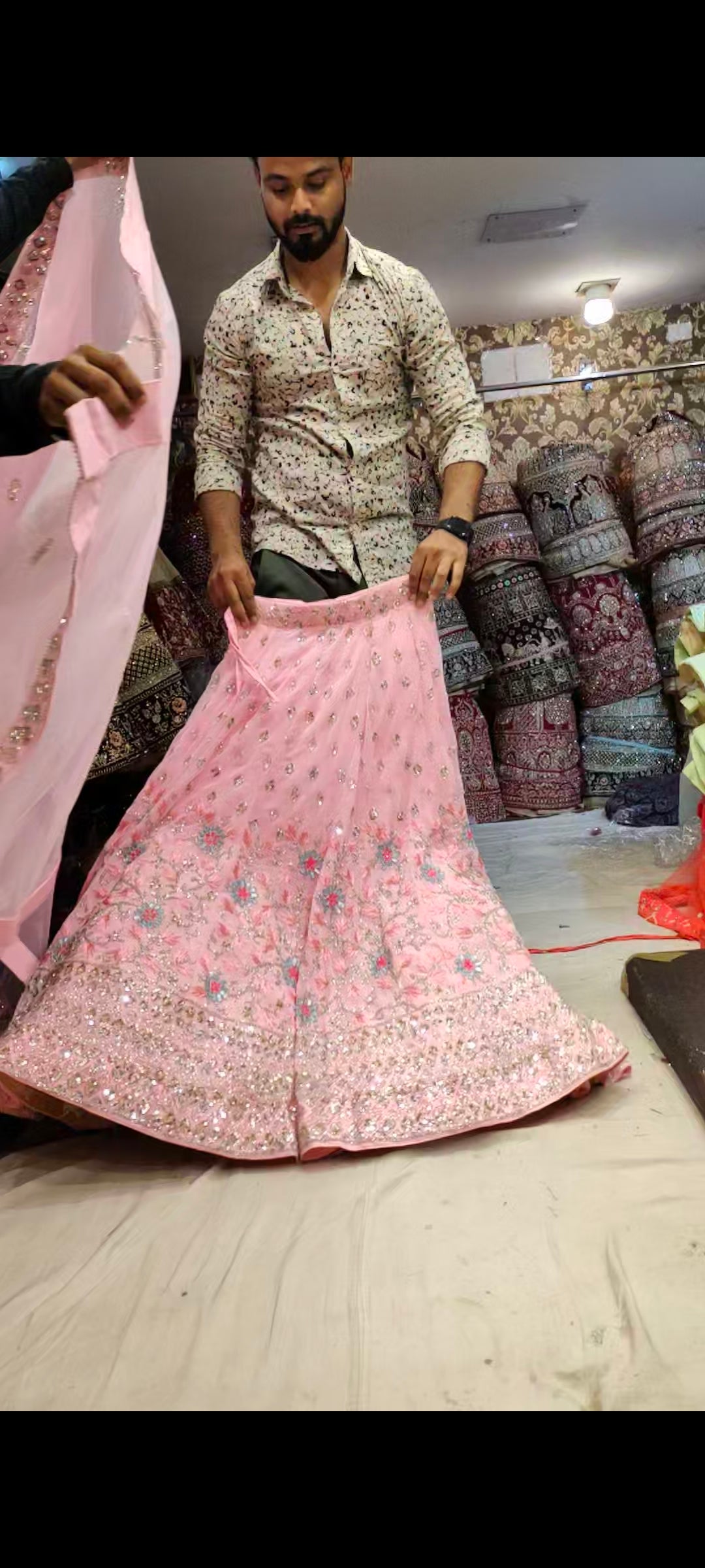 Pinkish  Lehenga - Shopping World