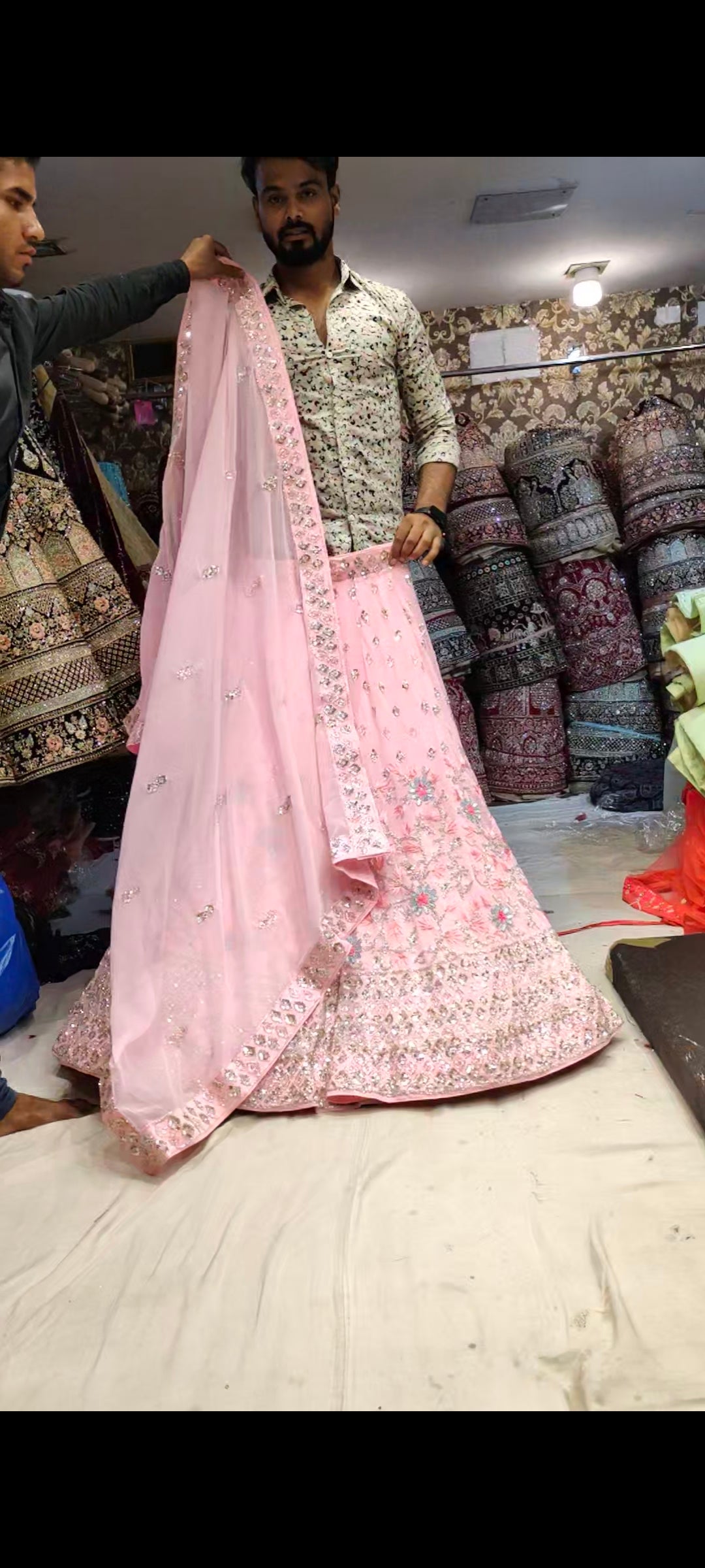 Pinkish  Lehenga - Shopping World