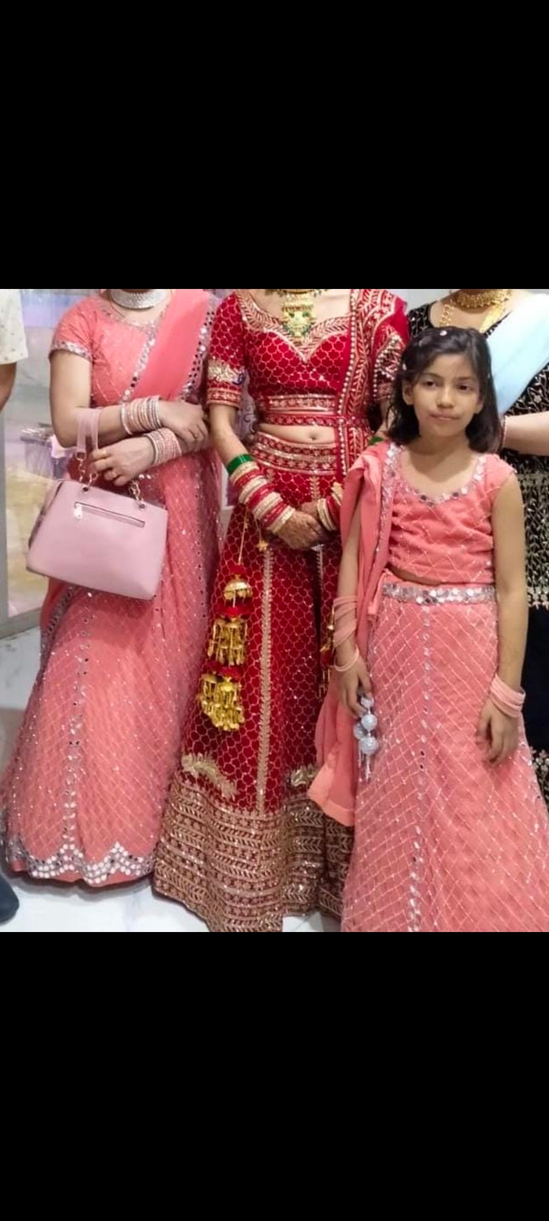 mother daughter Lehenga Happy Customer