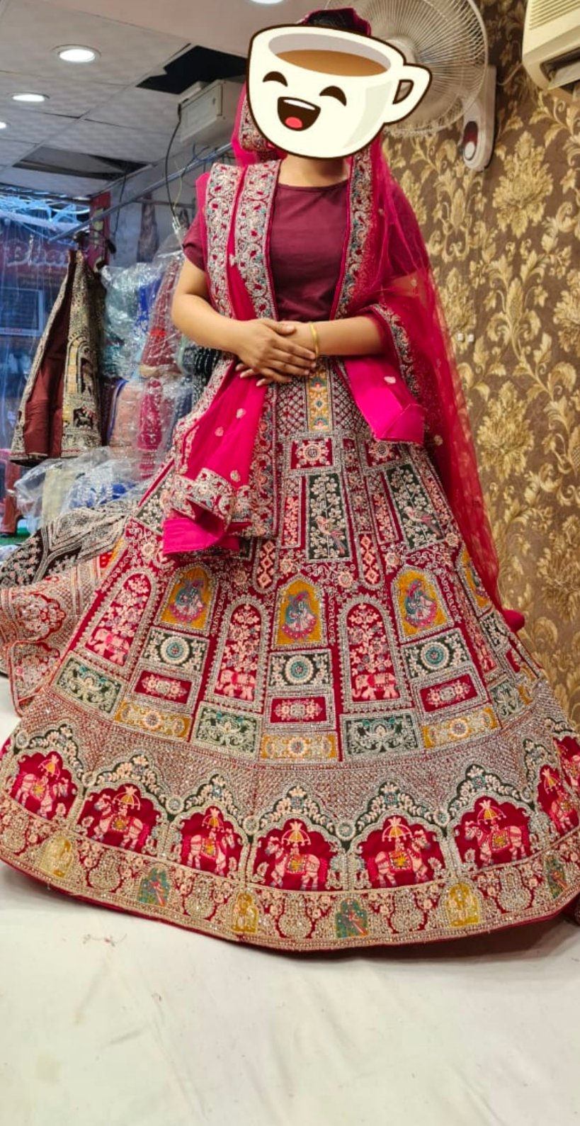 Heavy Rajwada Royal Princess Lehenga - Shopping World