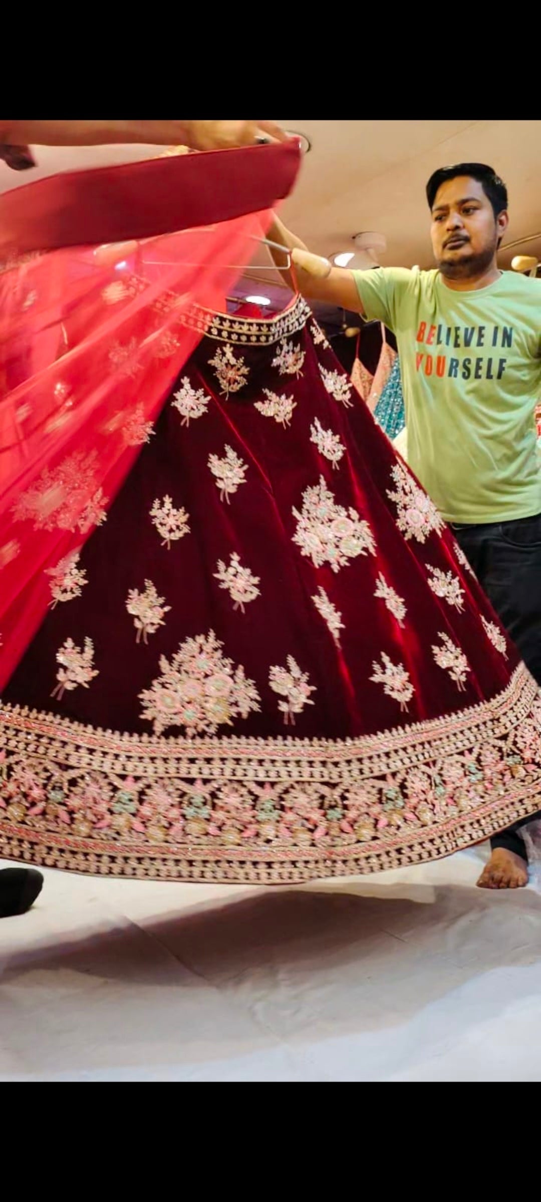 From the ramp to Chandni Chowk: The story of 'original replica' lehengas |  Delhi News - Times of India