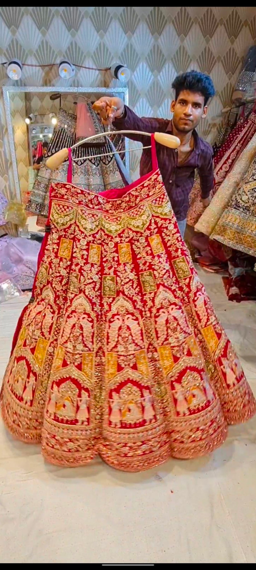 Stunning Bridal Lehenga - Shopping World