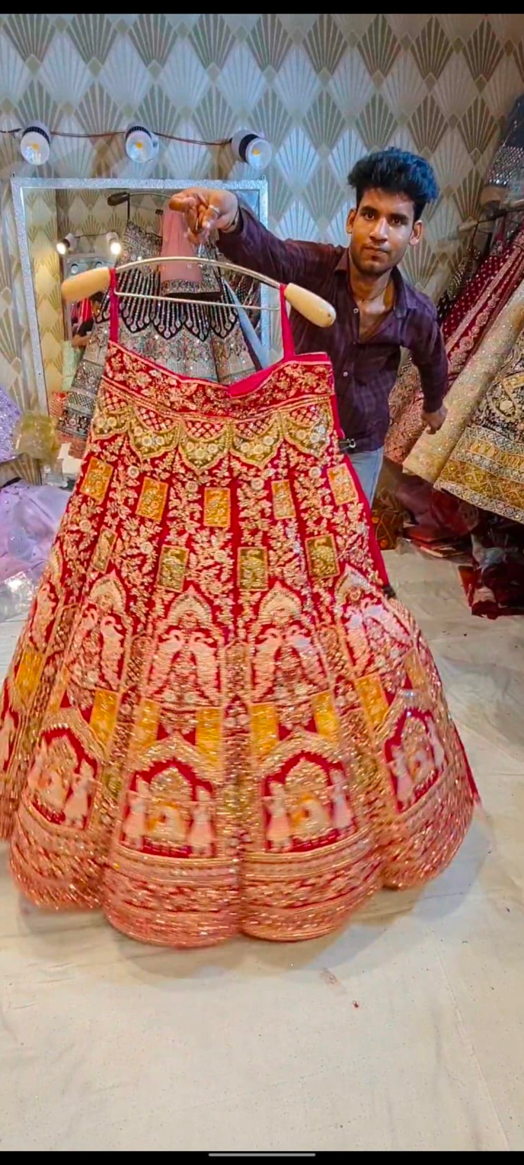 Stunning Bridal Lehenga - Shopping World