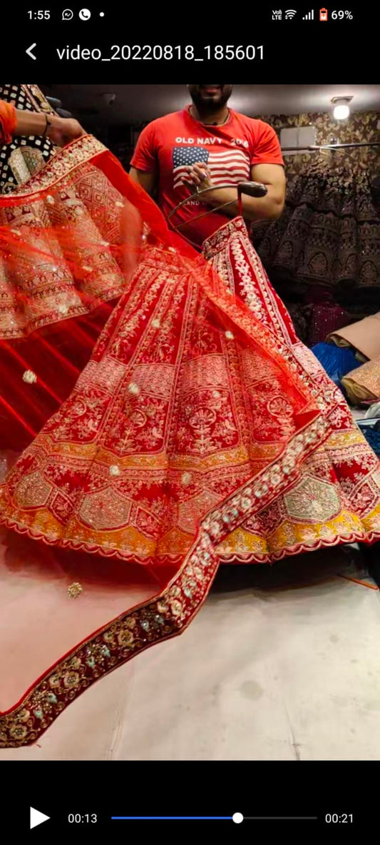 Lovely Bridal Lehenga - Shopping World