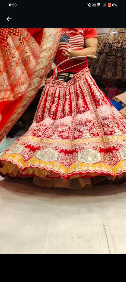 Lovely Bridal Lehenga - Shopping World