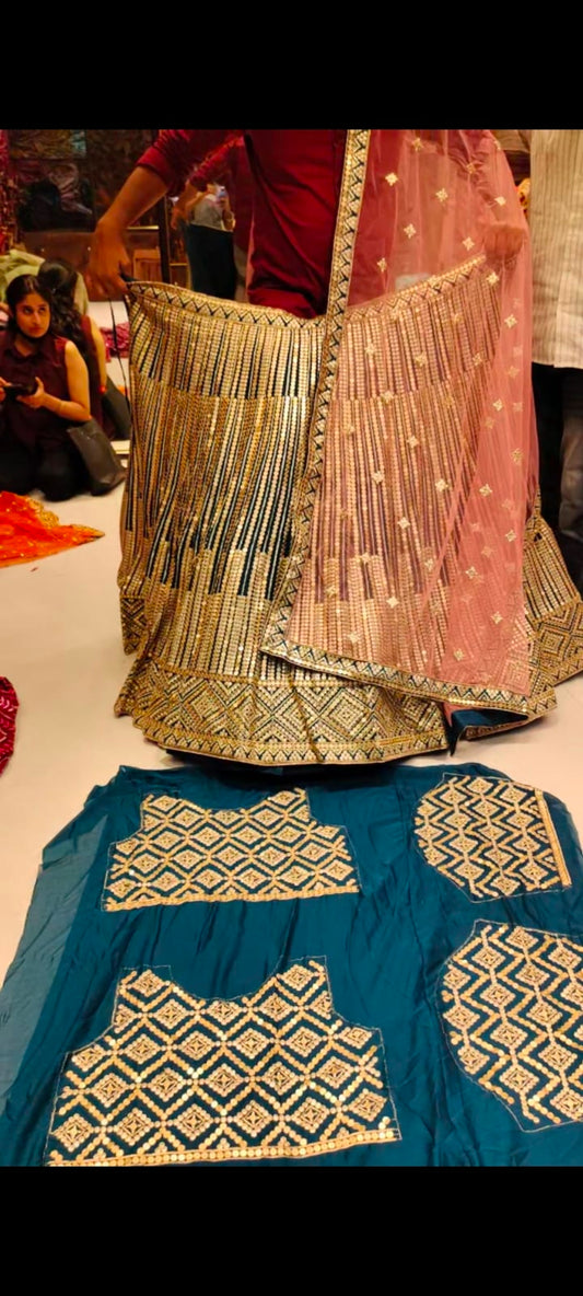 Bluish Lehenga - Shopping World