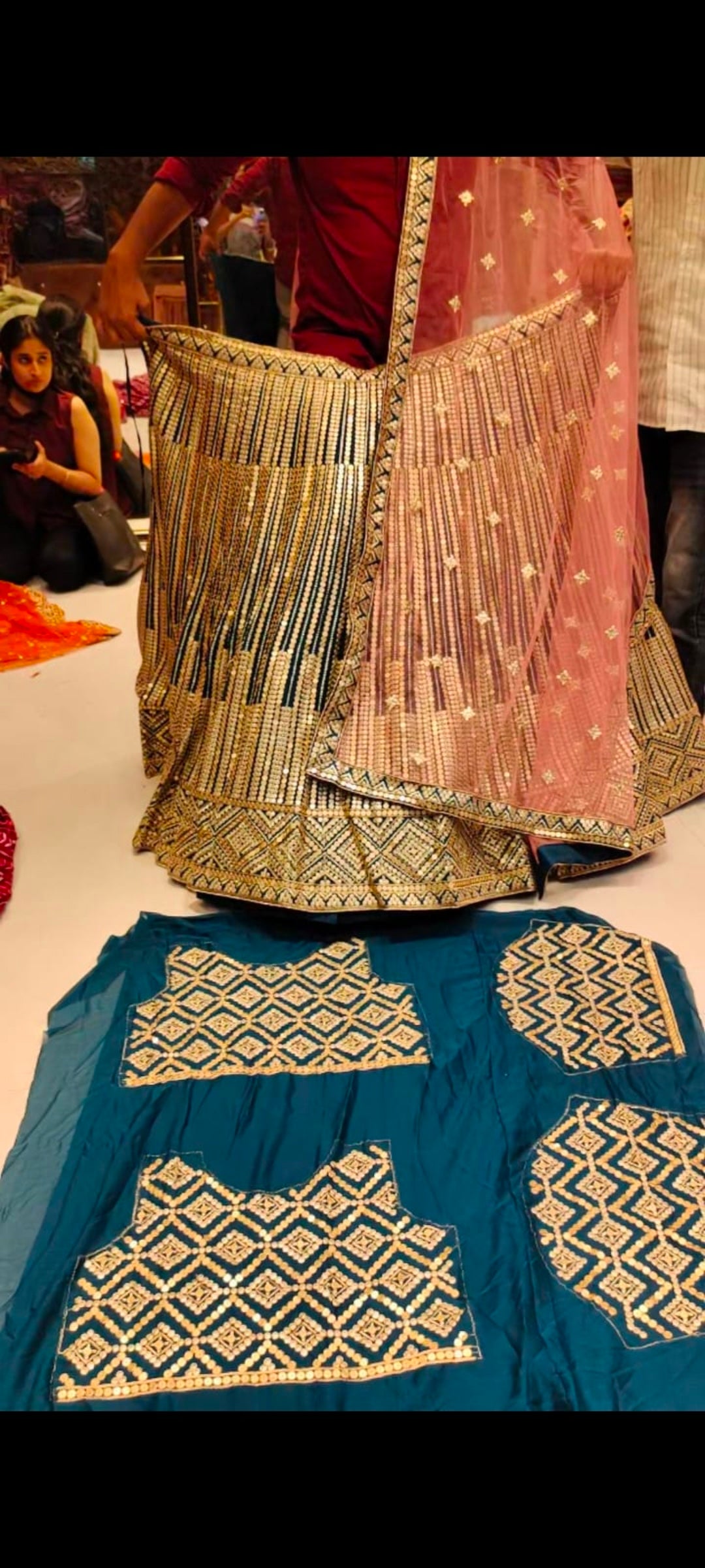 Bluish Lehenga - Shopping World