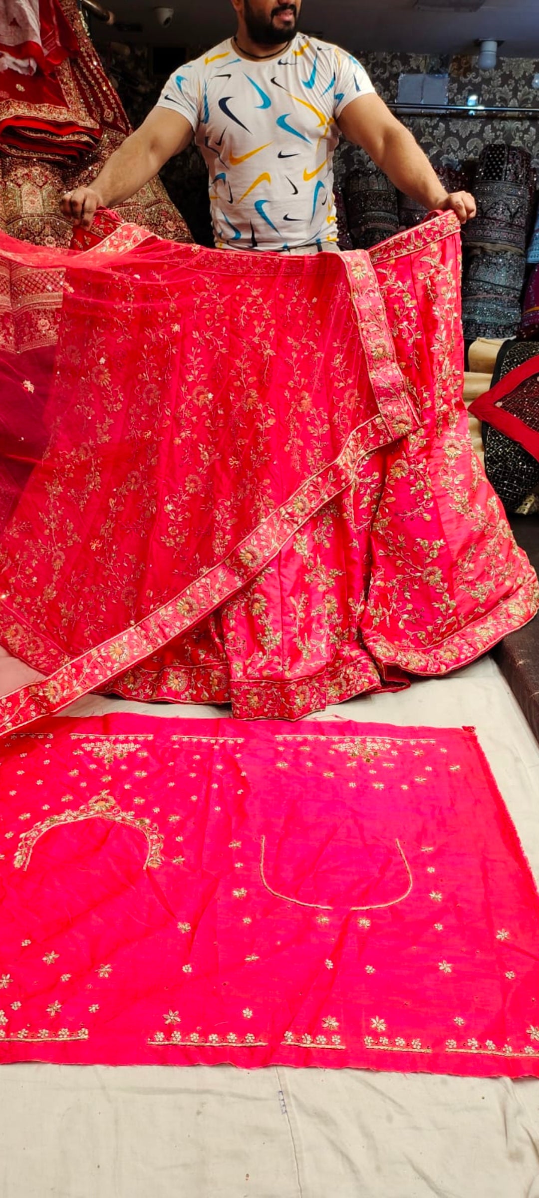 Pinkish Lehenga - Shopping World