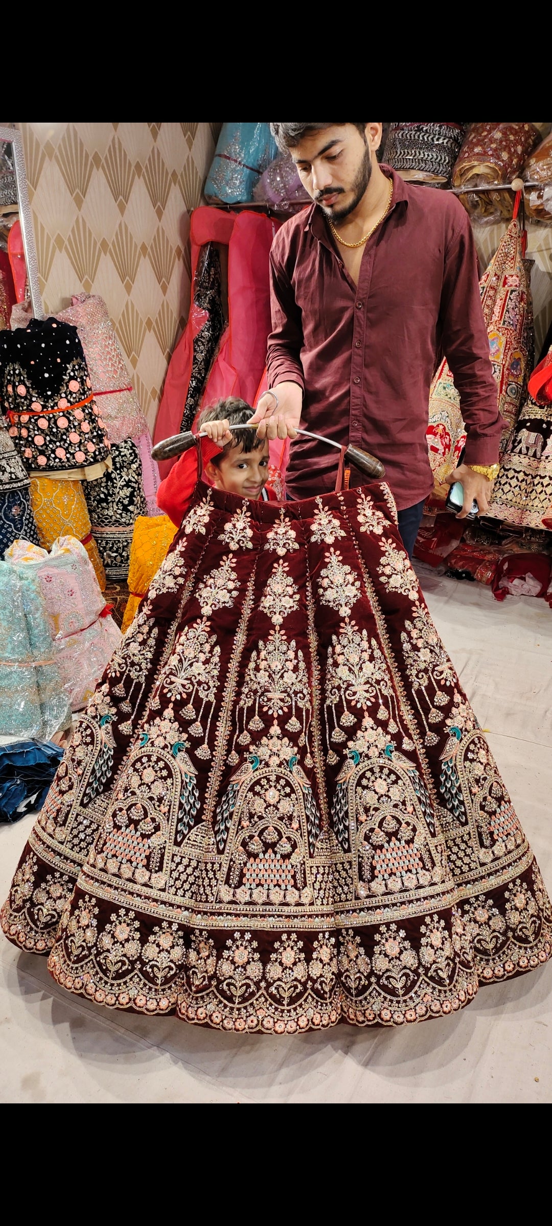 Peacock Lehenga - Shopping World