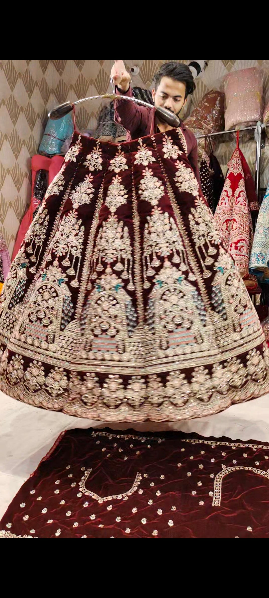 Peacock Lehenga - Shopping World