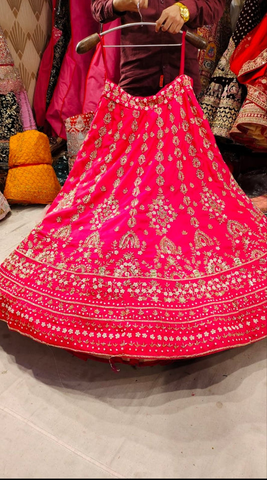 Designer pink Lehenga by Shopping World - Shopping World