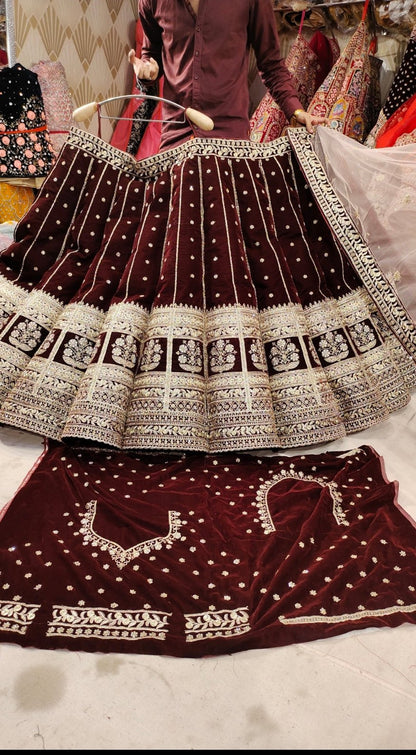 Heavy Bridal Lehenga by Shopping World - Shopping World