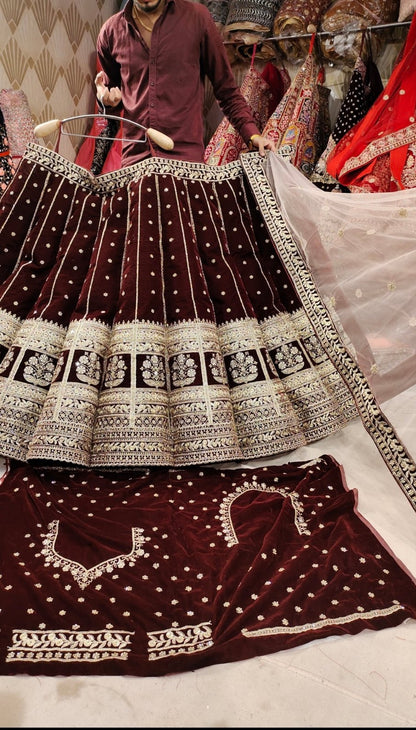 Heavy Bridal Lehenga by Shopping World - Shopping World