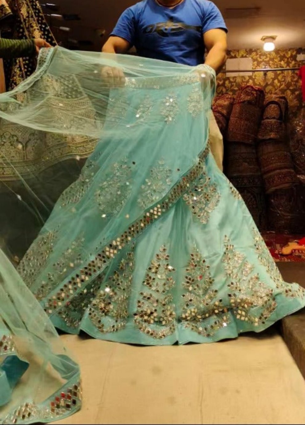 Mirror Lehenga - Shopping World